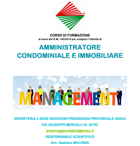 Corso di formazione ANACI Reggio Calabria